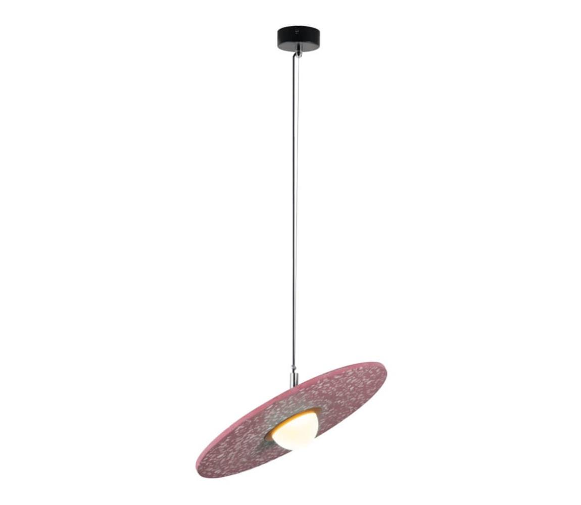 Klausen Klausen 142017 - LED Lustr na lanku SURROUND LED/6W/230V oranžová KS0218