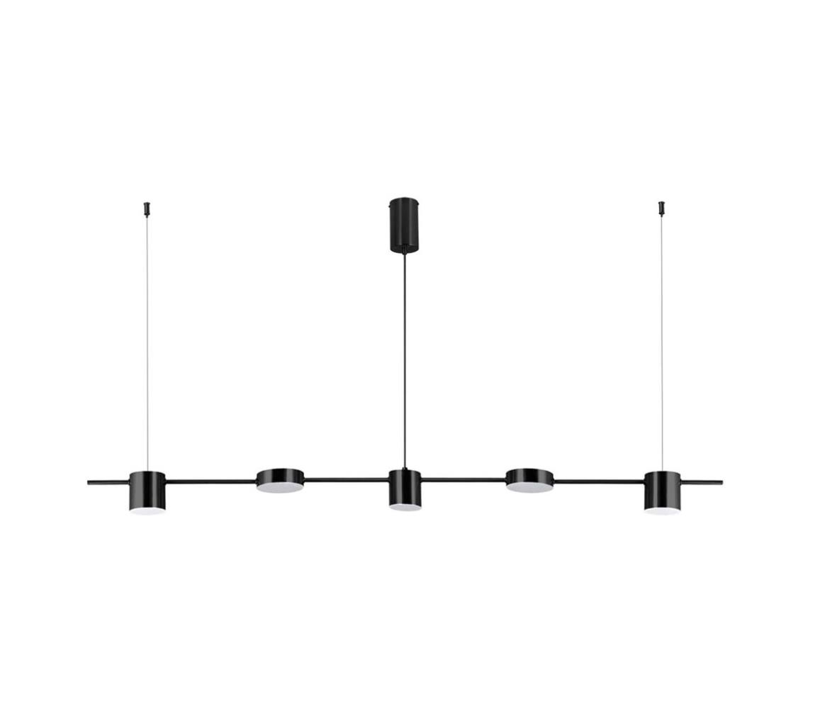 Klausen Klausen 142019 - LED Lustr na lanku PASSAGE 5xLED/6W/230V černá KS0213