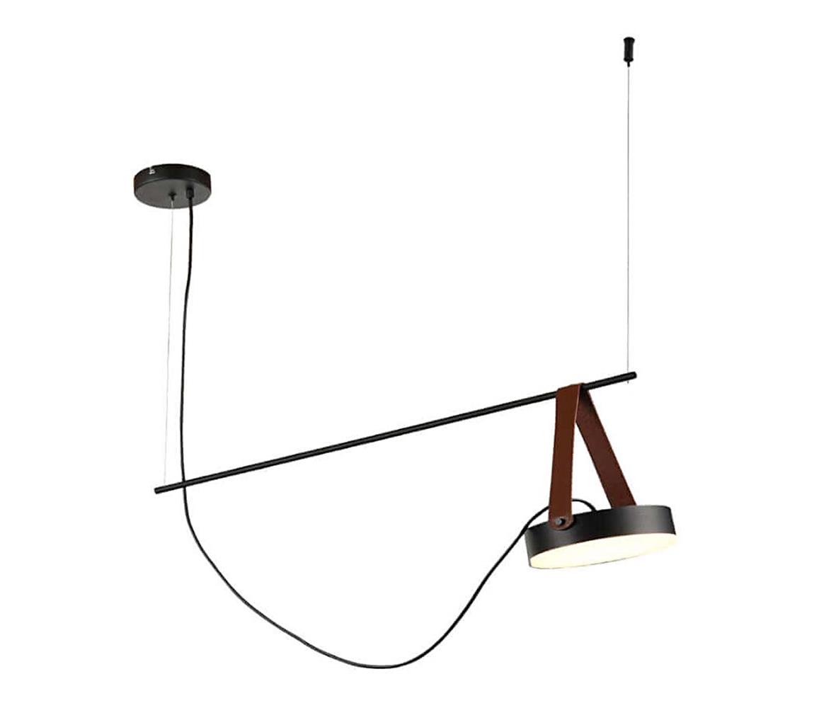 Klausen Klausen 142031 - LED Lustr na lanku SPECTRUM LED/23W/230V černá/hnědá KS0165
