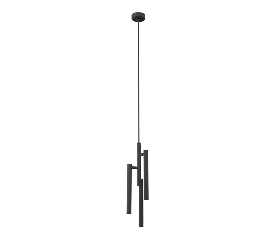 Klausen Klausen 142035 - LED Lustr na lanku TUBULAR 3xLED/5W/230V černá KS0176