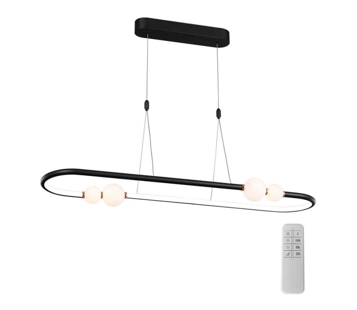 Klausen Klausen 142037- LED Stmívatelný lustr na lanku JUNIPER LED/47,5W/230V černá + DO KS0206