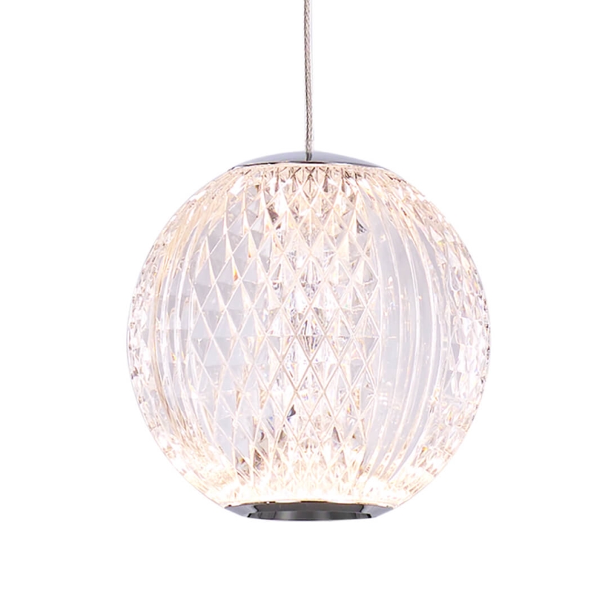 LED Lustr na lanku ESMOND 3xLED/5,4W/230V lesklý chrom