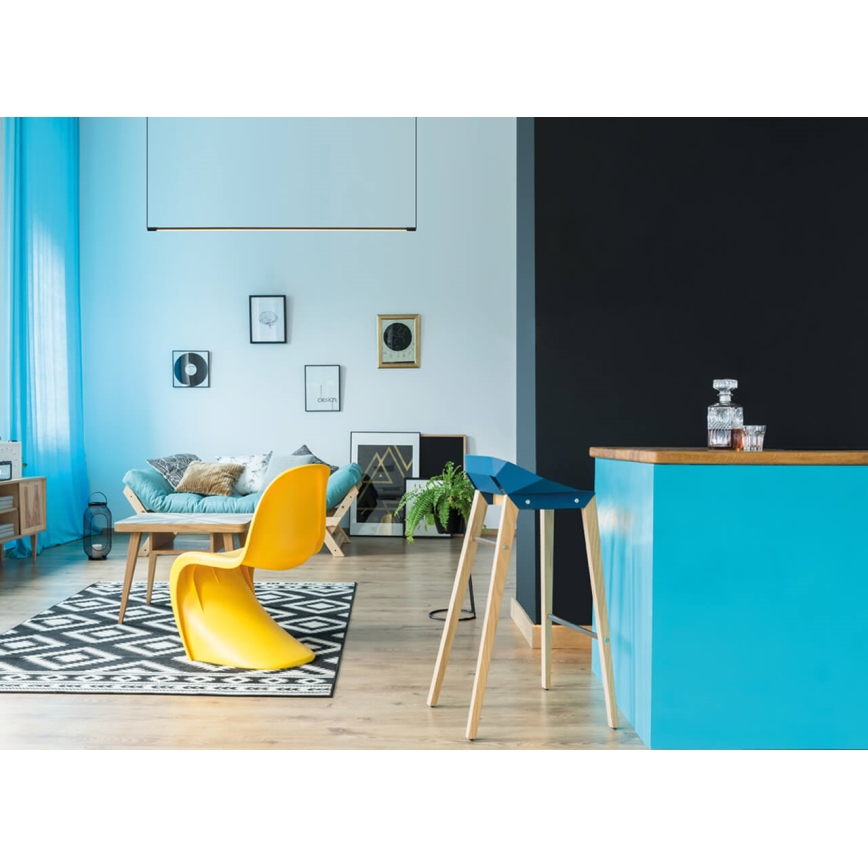  LED Lustr na lanku LED/14W/230V černá