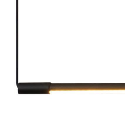  LED Lustr na lanku LED/14W/230V černá