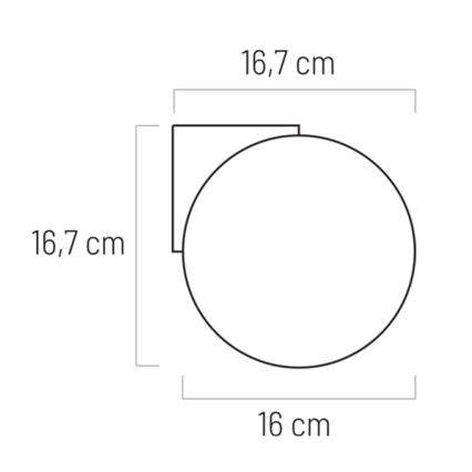 LED Koupelnové nástěnné svítidlo HERA 1xG9/5W/230V IP44 zlatá