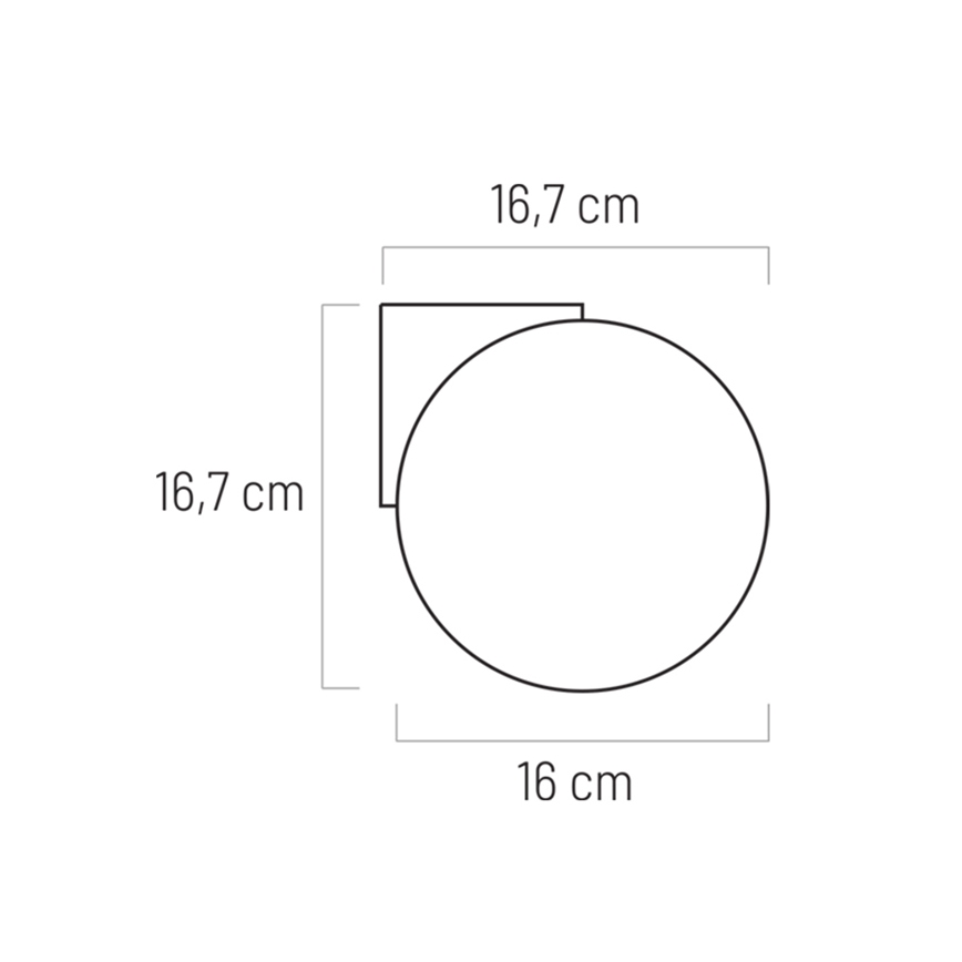 LED Koupelnové nástěnné svítidlo HERA 1xG9/5W/230V IP44 zlatá