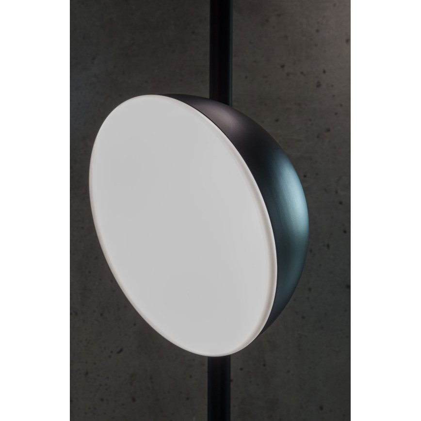 LED Stojací lampa CROWD 2xLED/10W/230V černá