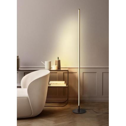 LED Stojací lampa LED/15W/230V černá