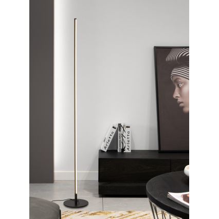 LED Stojací lampa LED/15W/230V černá