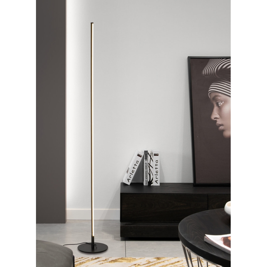 LED Stojací lampa LED/15W/230V černá