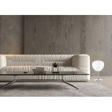 Stolní lampa ARAGON 3xG9/3W/230V bílá/lesklý chrom