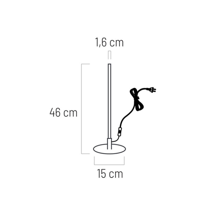 LED Stolní lampa VIZIO LED/7W/230V černá