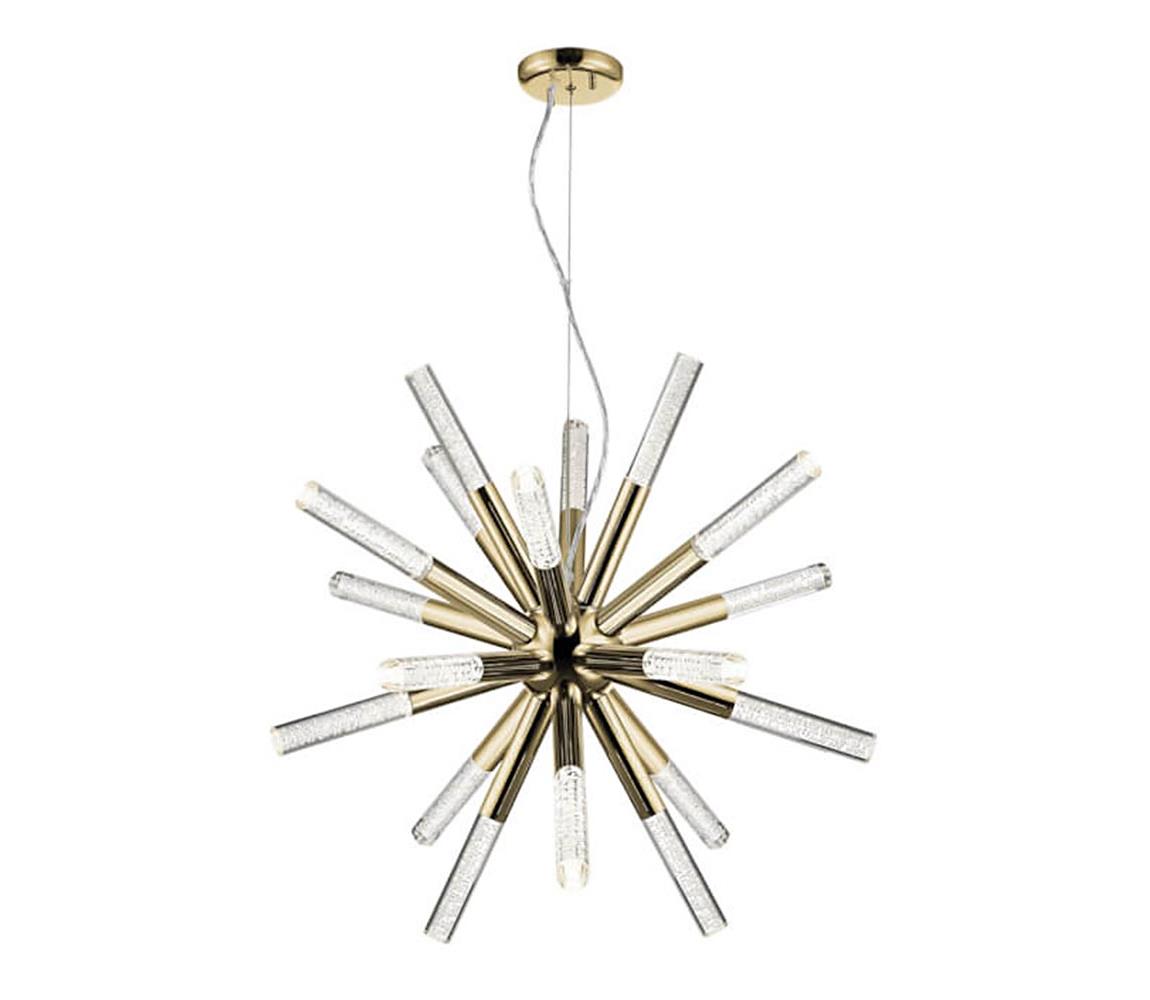 Klausen Klausen 149001 - LED Lustr na lanku EIRENE 18xLED/5W/230V zlatá KS0238