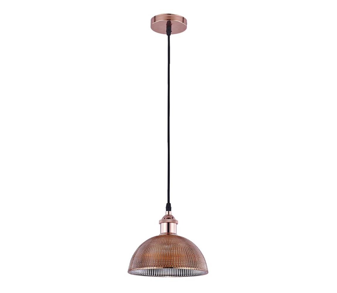 Klausen Klausen KL111068 - Lustr na lanku CONTOUR 1xE27/15W/230V měděná KS0008