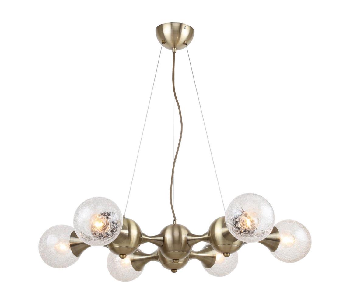 Klausen Klausen KL116000 - Lustr na lanku CYCLONE 6xE14/9W/230V KS0013