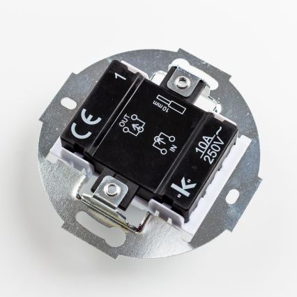 Kliklap - Retro jednopólový vypínač bez rámečku č. 1 modrá