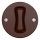 Kliklap - Retro schodišťový vypínač bez rámečku č. 6 hnědá