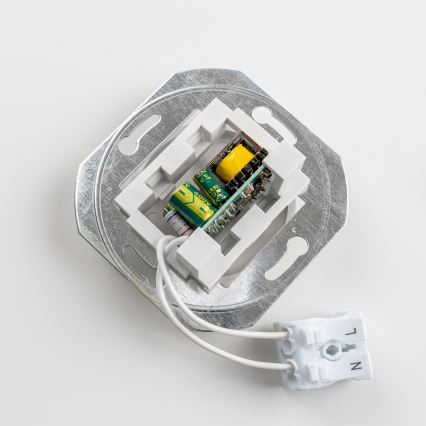 Kliklap - Retro USB zásuvka A+C s rámečkem zelená