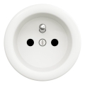 Kliklap - Retro zásuvka domovní bez rámečku 230V bílá
