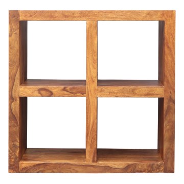Knihovna GANI 90x90 cm masiv/palisandr