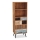 Knihovna MEZO 180x60 cm dub wotan