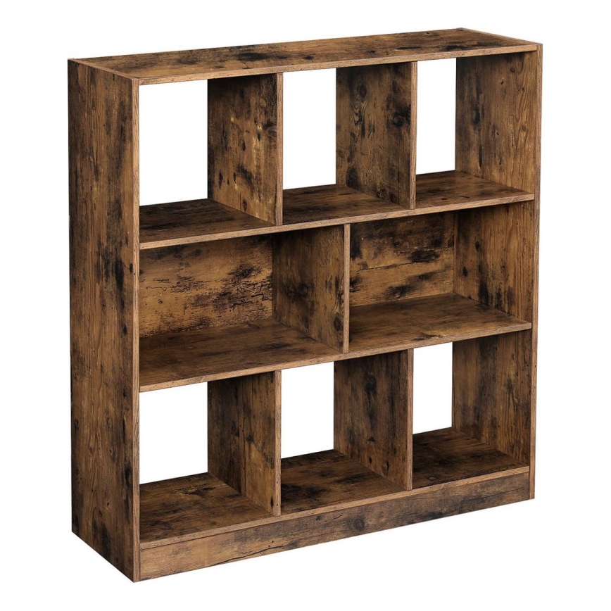 Knihovna NAVARO hnědá