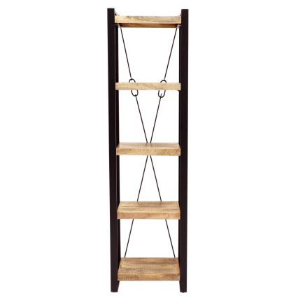 Knihovna RETRO 200x60 cm masiv/mangovník
