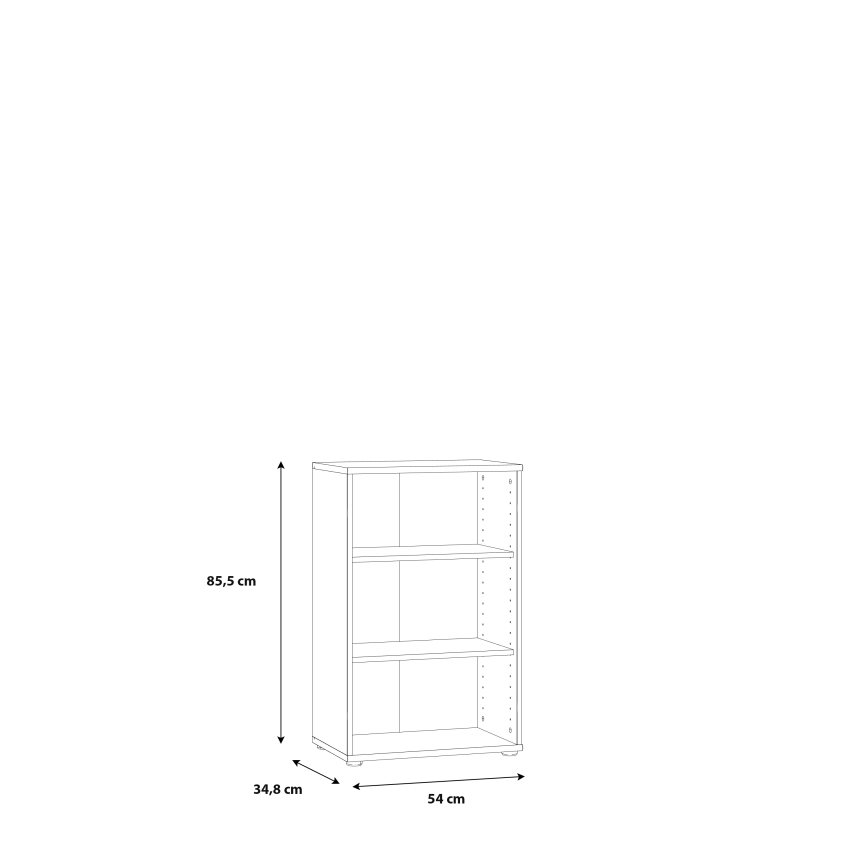 Knihovna URAN bílá