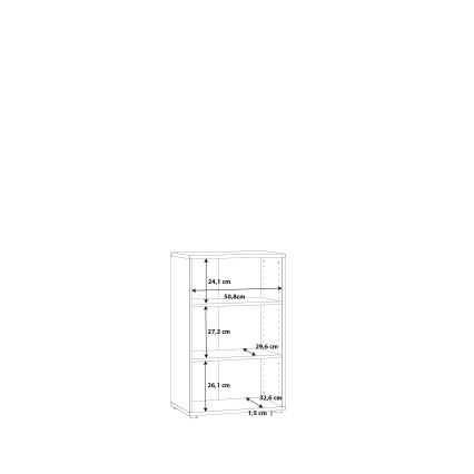 Knihovna URAN bílá