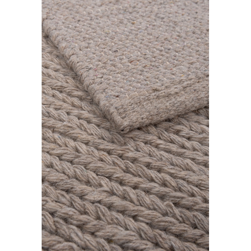Koberec FIR WOOL 120x170 cm 2600 g/m2 béžová/přírodní