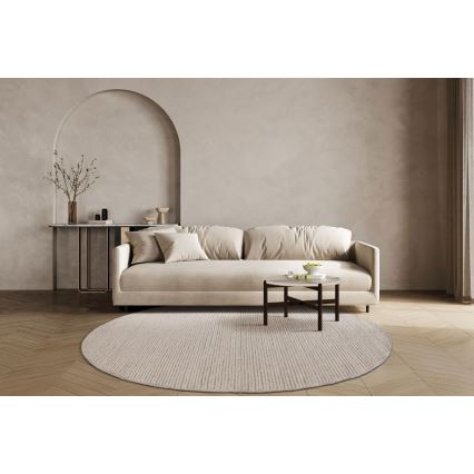 Koberec FIR WOOL 160 cm 2600 g/m2 krémová/přírodní