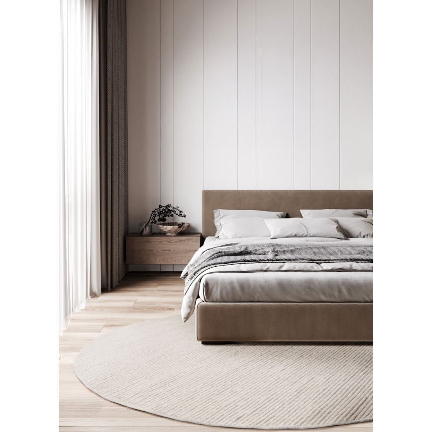Koberec FIR WOOL 160 cm 2600 g/m2 krémová/přírodní