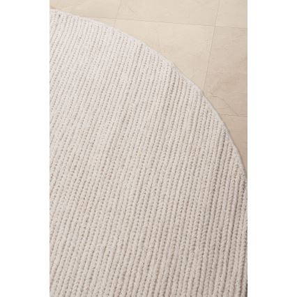 Koberec FIR WOOL 160 cm 2600 g/m2 krémová/přírodní