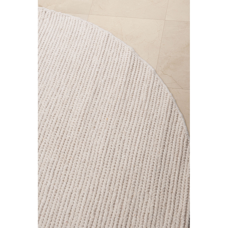 Koberec FIR WOOL 160 cm 2600 g/m2 krémová/přírodní