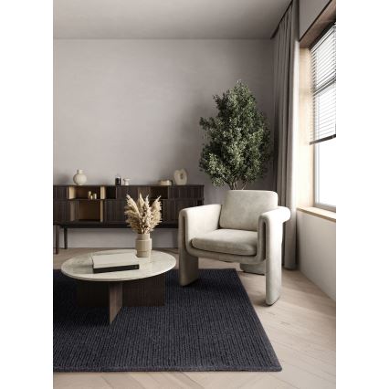 Koberec FIR WOOL 160x230 cm 2600 g/m2 antracit/přírodní
