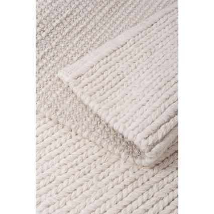 Koberec FIR WOOL 160x230 cm 2600 g/m2 krémová/přírodní