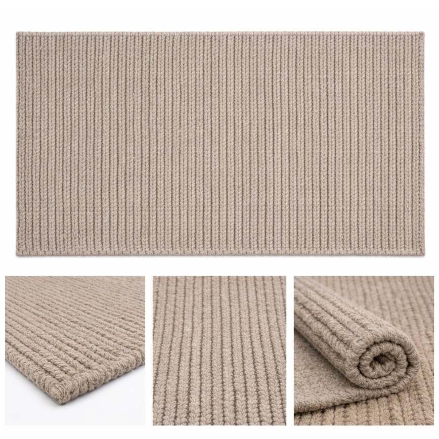 Koberec FIR WOOL 200x300 cm 2600 g/m2 béžová/přírodní