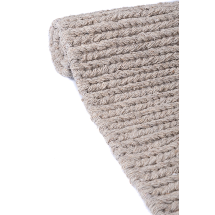 Koberec FIR WOOL 200x300 cm 2600 g/m2 béžová/přírodní