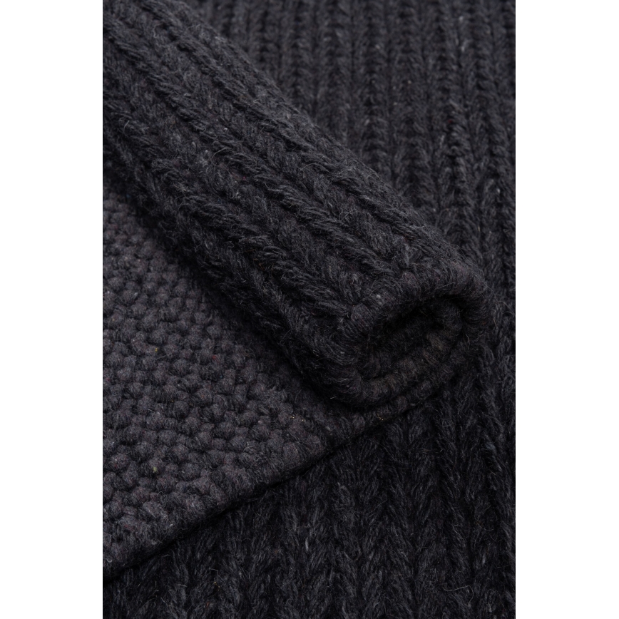 Koberec FIR WOOL 70x140 cm 2600 g/m2 antracit/přírodní