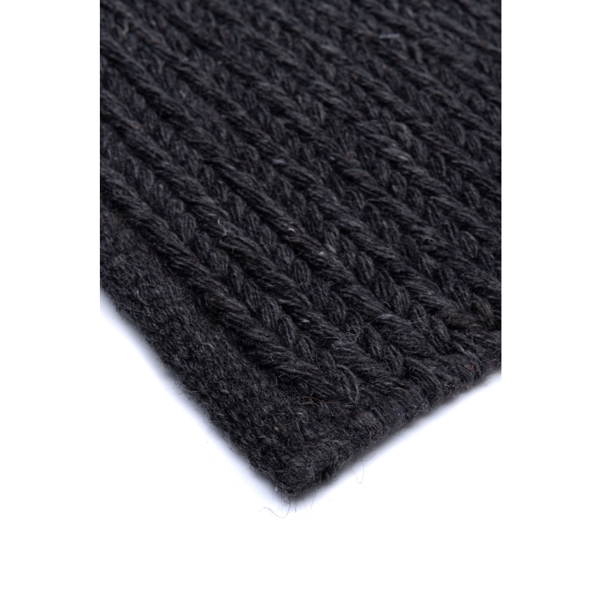Koberec FIR WOOL 70x140 cm 2600 g/m2 antracit/přírodní