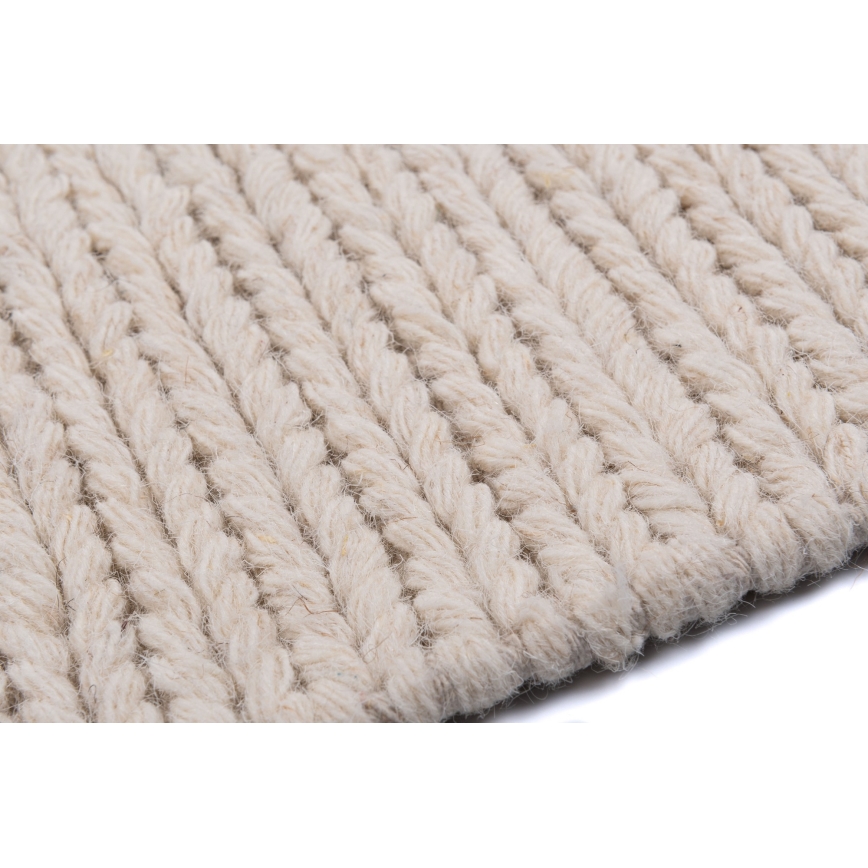 Koberec FIR WOOL 70x140 cm 2600 g/m2 krémová/přírodní