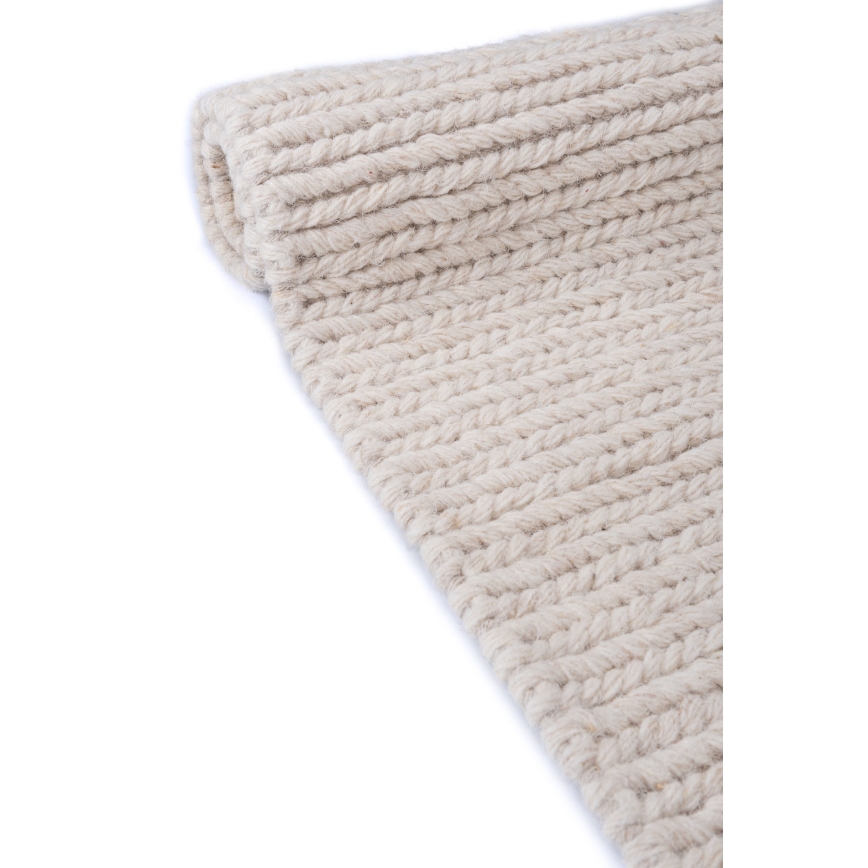 Koberec FIR WOOL 70x140 cm 2600 g/m2 krémová/přírodní