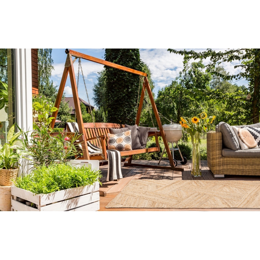 Koberec JUTA 70x140 cm béžová/přírodní