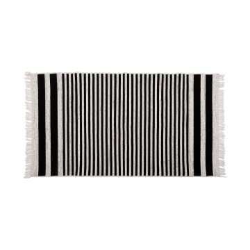 Koberec KILIM GOLD 60x120 cm černá/bílá
