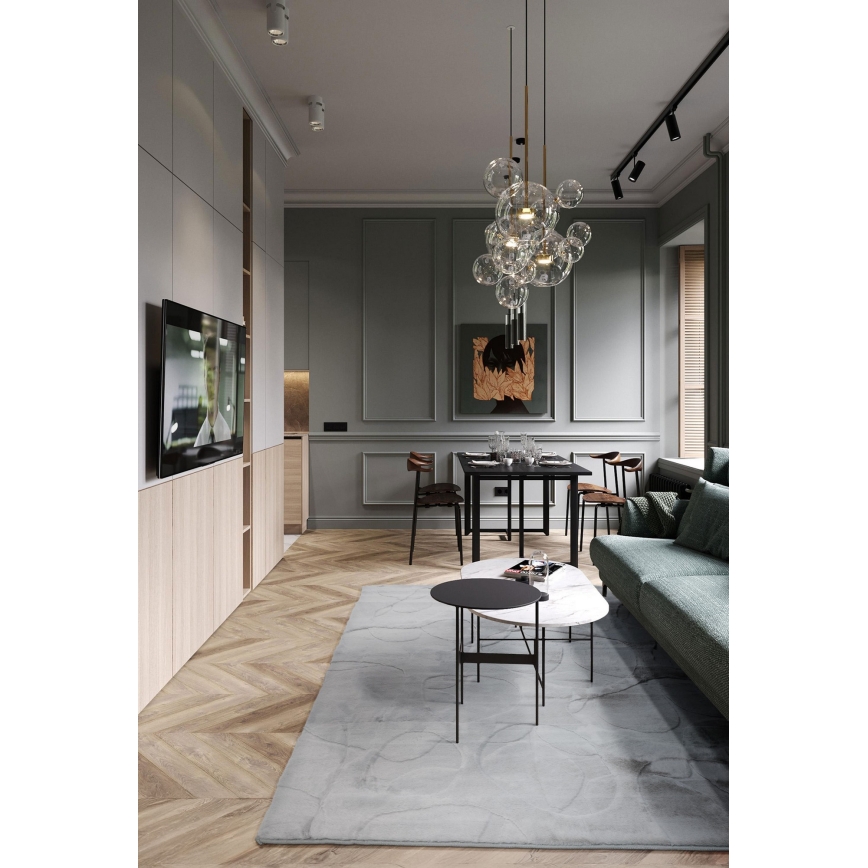 Koberec RABBIT 3D 120x170 cm světle šedá