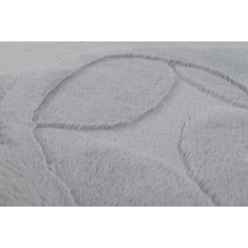 Koberec RABBIT 3D 120x170 cm světle šedá