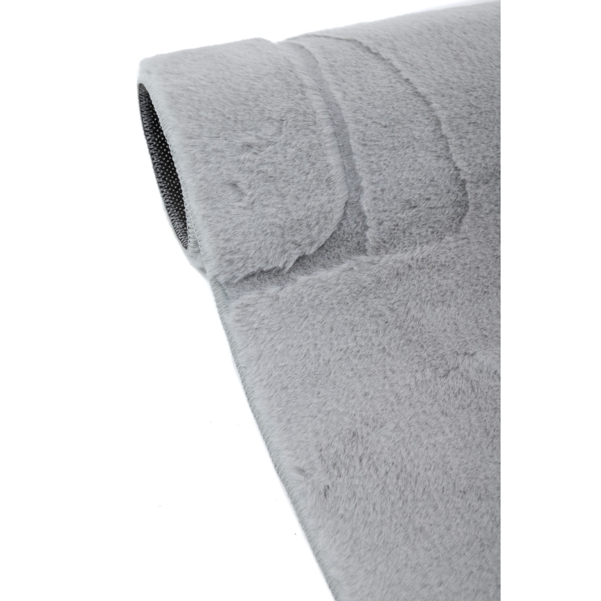 Koberec RABBIT 3D 120x170 cm světle šedá