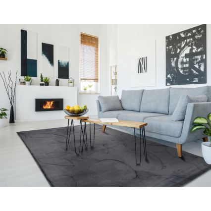 Koberec RABBIT 3D 160x230 cm antracit