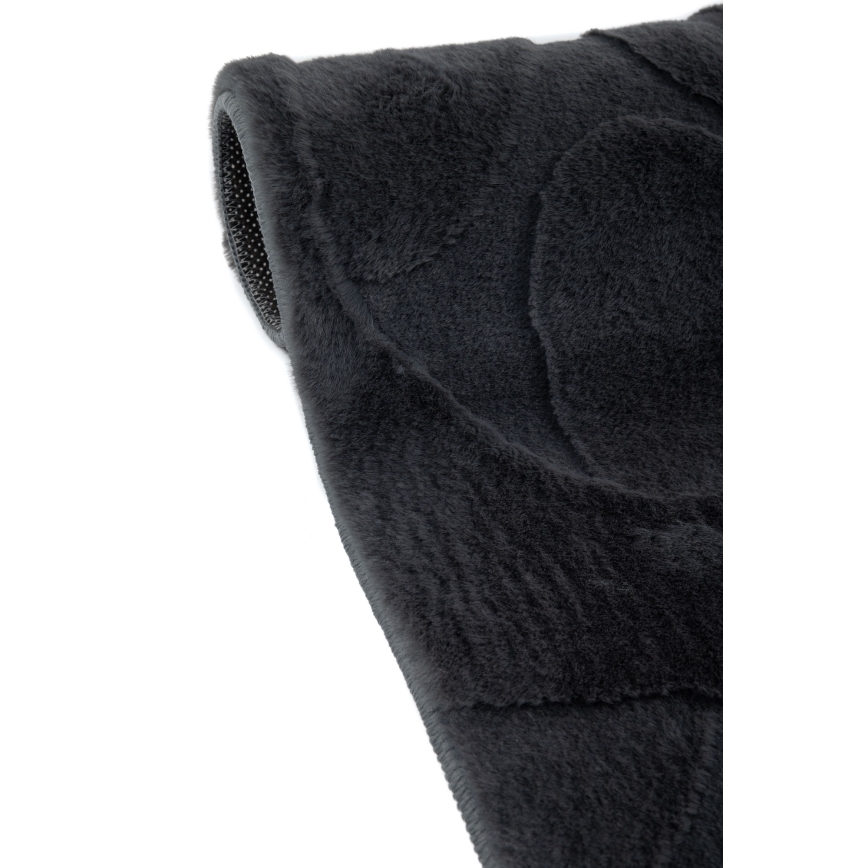 Koberec RABBIT 3D 160x230 cm antracit