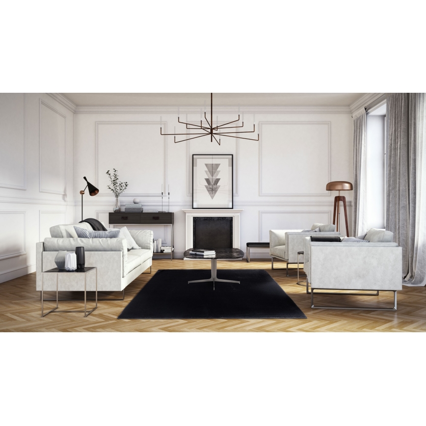 Koberec RABBIT-FOX 160x230 cm černá